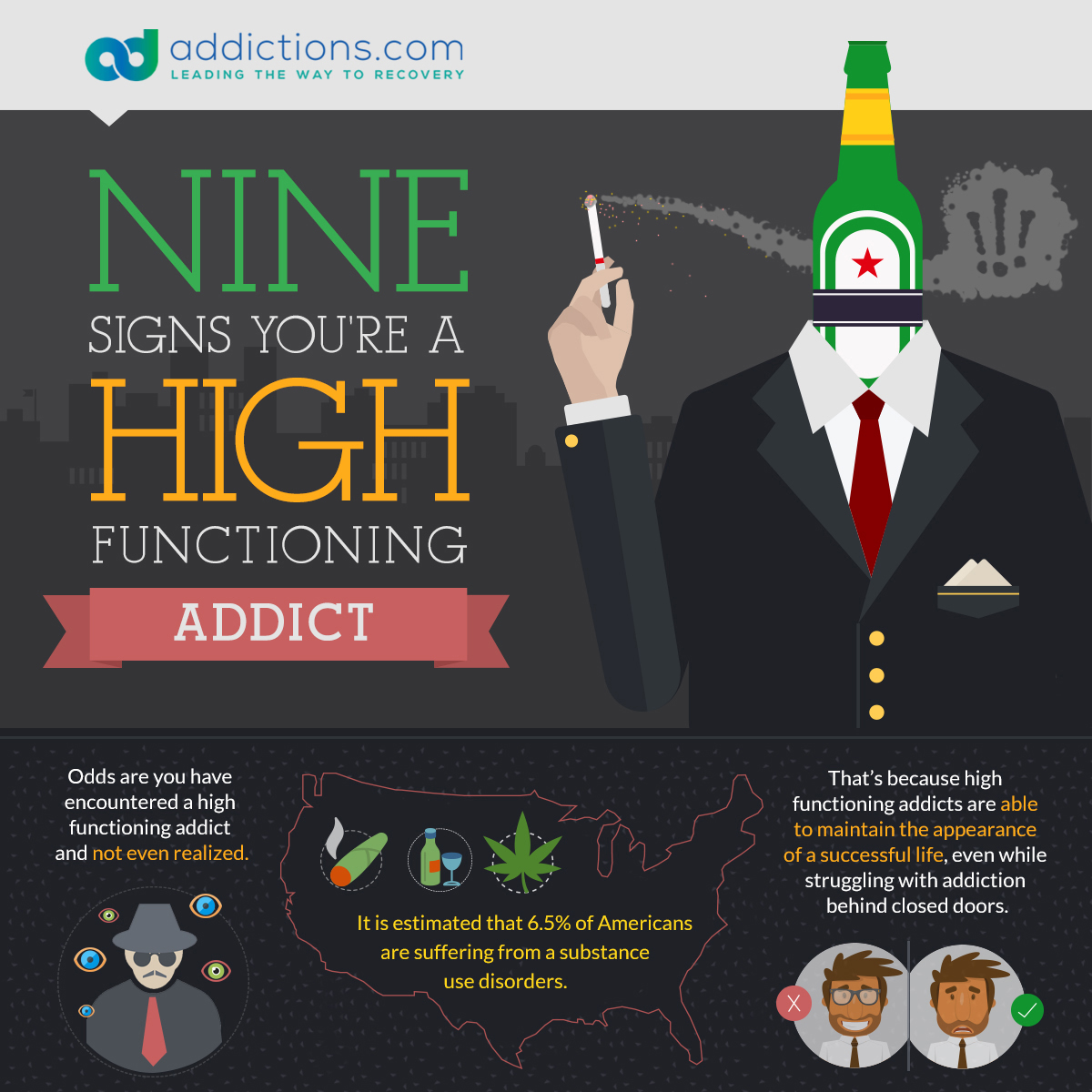 addict functioning signs addiction addictions re stages youre differently
