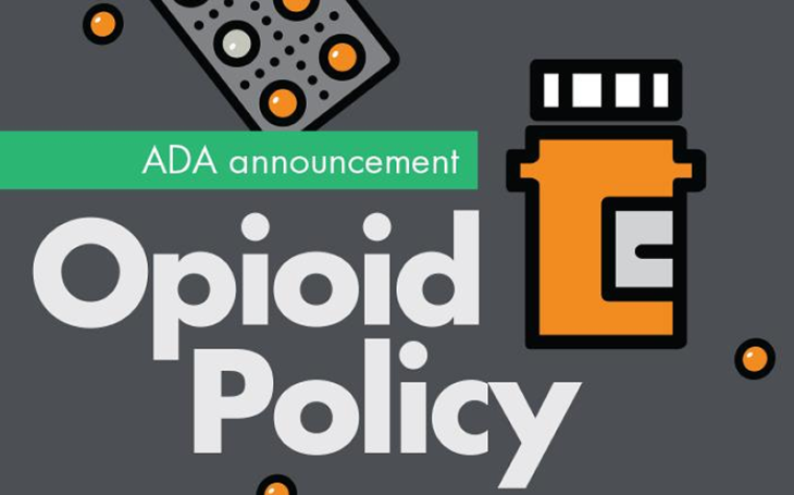 Government extracts opioid reduction promise from ada