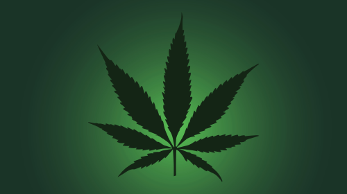 marijuana leaf artwork