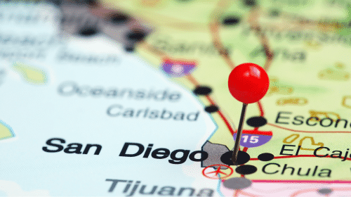 san diego county map