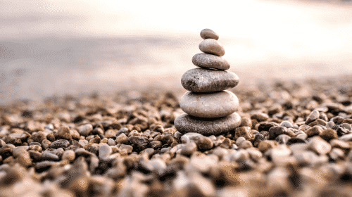 zen stacked rocks