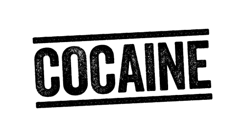 cocaine word on wall