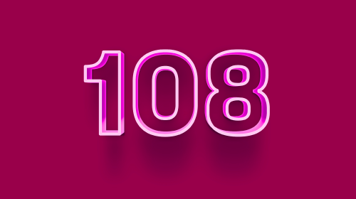 the number 108