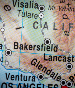 Bakersfield Map