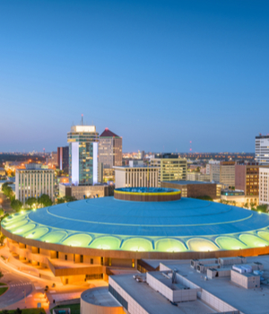 Wichita Kansas Skyline