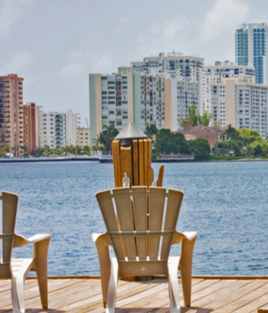 boardwalk and chairs in hollywood fl