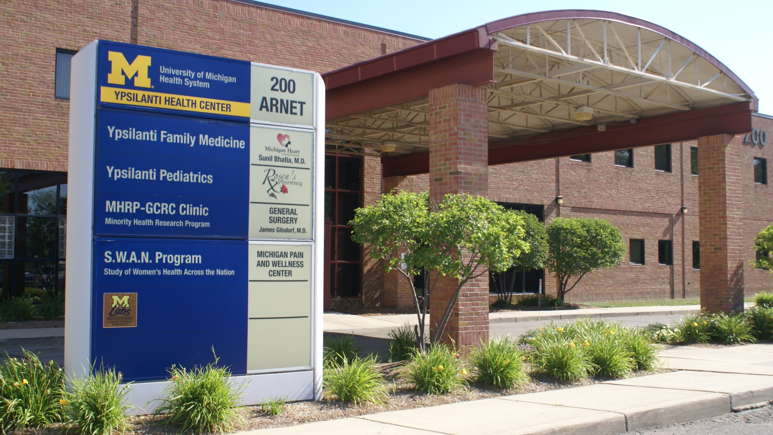 University of Michigan Ypsilanti Health Center MI 48198