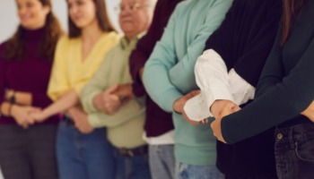 women touched addiction day