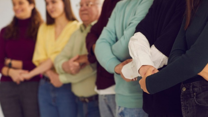 women touched addiction day
